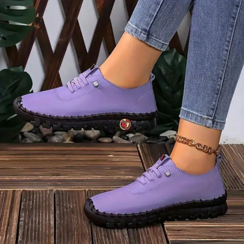 light and comfortable leather shoes for women