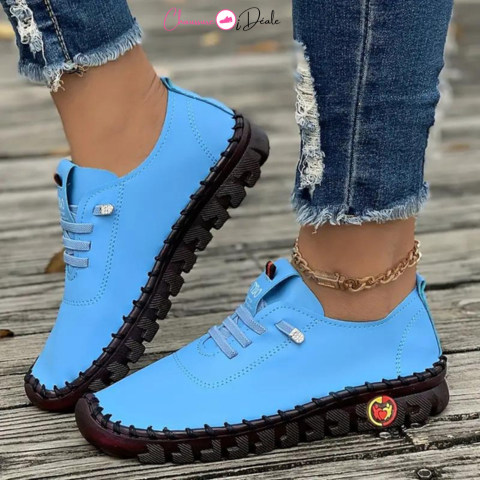 light and comfortable leather shoes for women