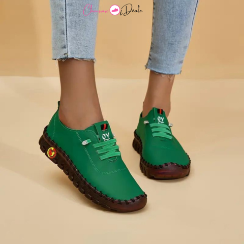 light and comfortable leather shoes for women