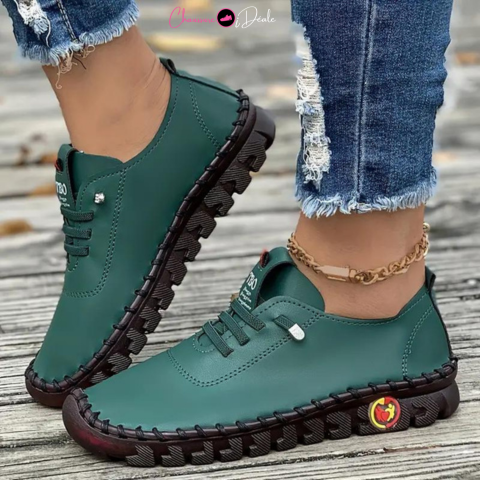 light and comfortable leather shoes for women