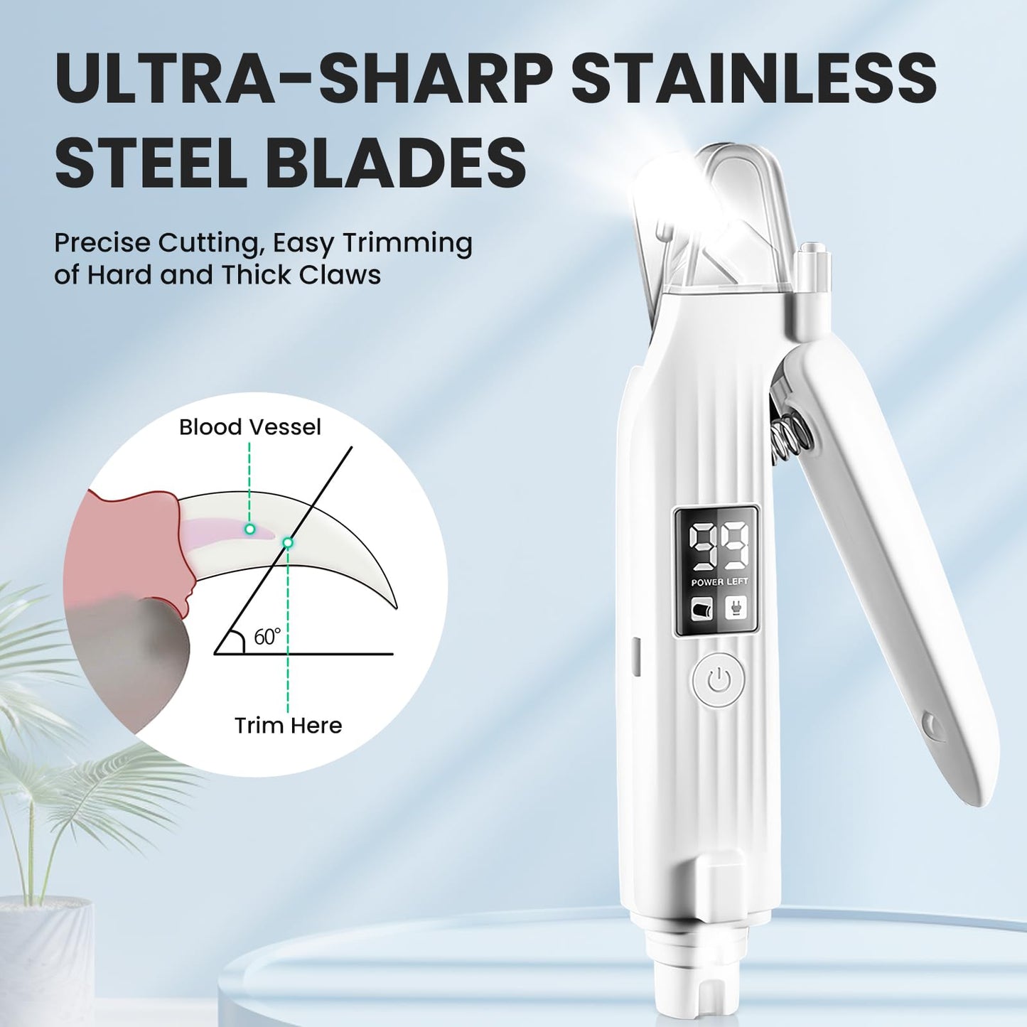 ✨ 2025 Edition: The Ultimate 2-in-1 Rechargeable Pet Nail Grinder & Clipper! 🐾