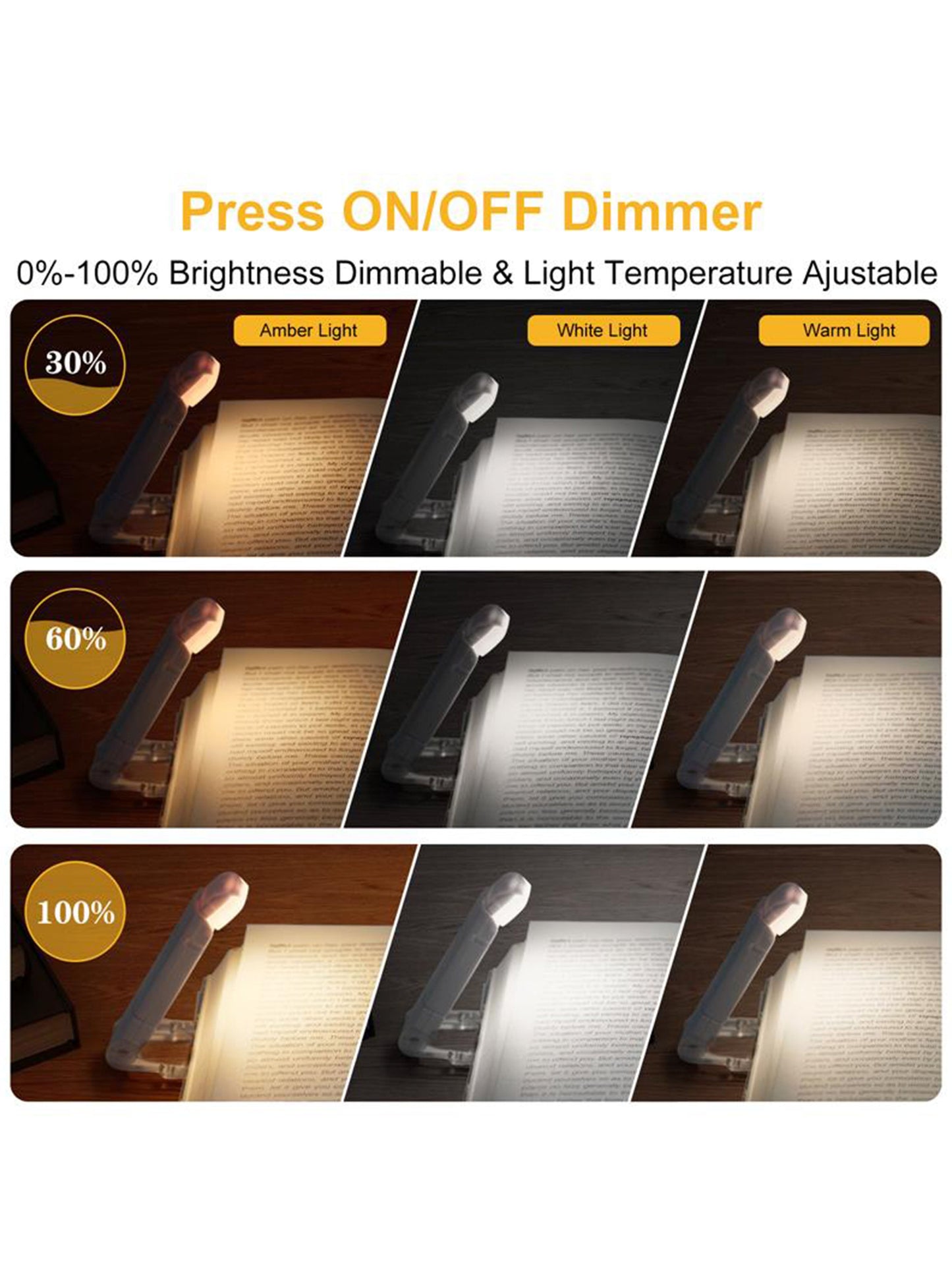 Rechargeable Book Light