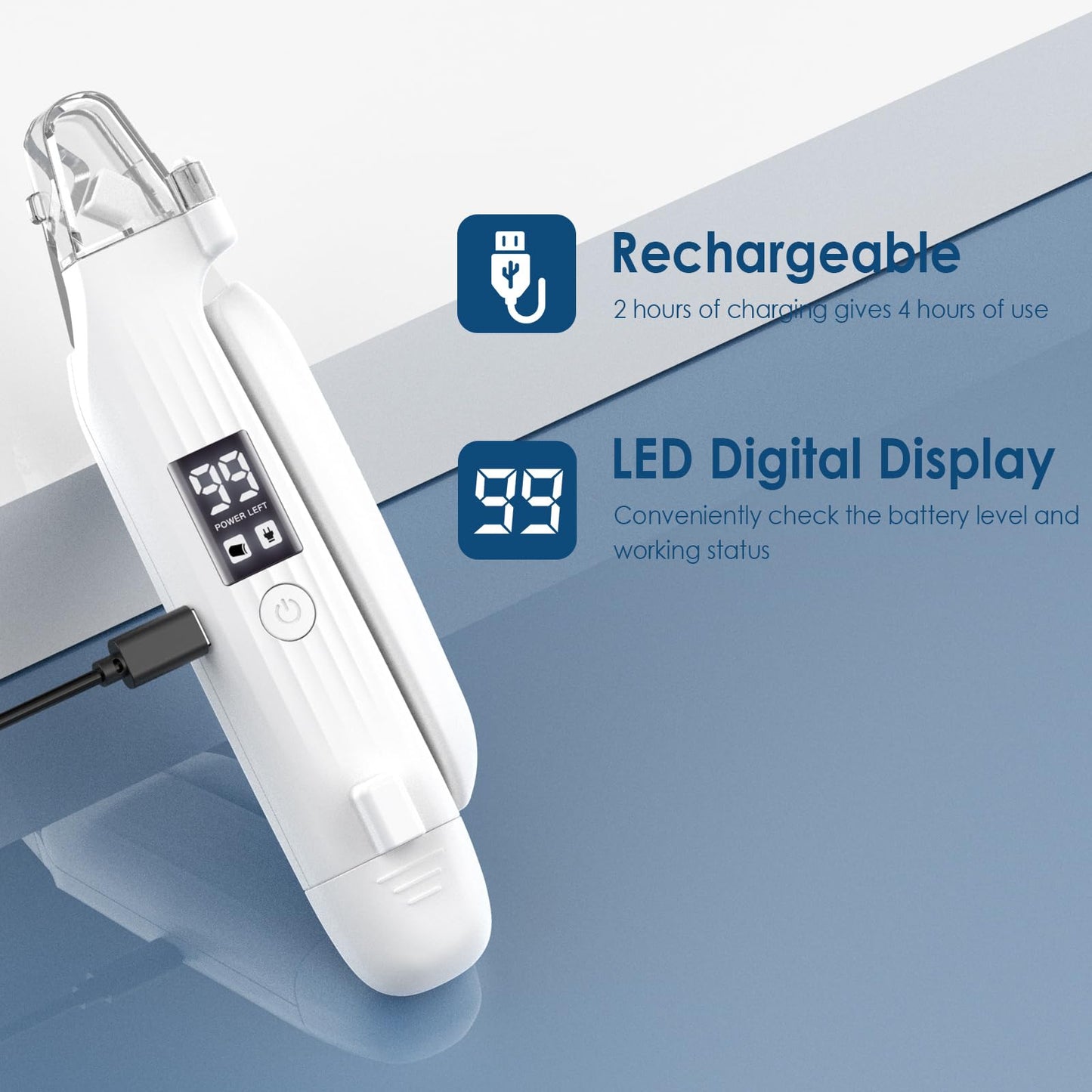 ✨ 2025 Edition: The Ultimate 2-in-1 Rechargeable Pet Nail Grinder & Clipper! 🐾