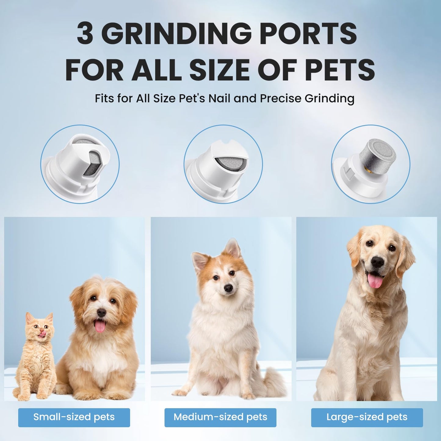 ✨ 2025 Edition: The Ultimate 2-in-1 Rechargeable Pet Nail Grinder & Clipper! 🐾