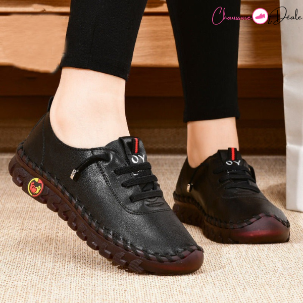 light and comfortable leather shoes for women