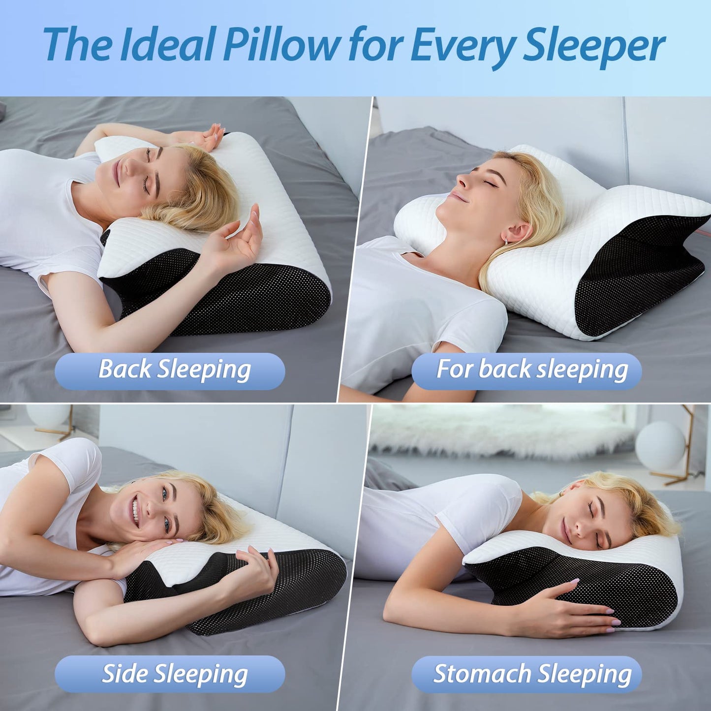 Ultra Button Pillow for Neck Pain-----š„