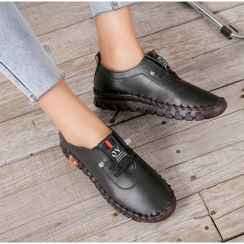 light and comfortable leather shoes for women