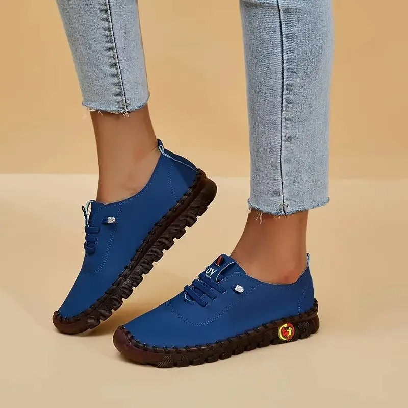 light and comfortable leather shoes for women