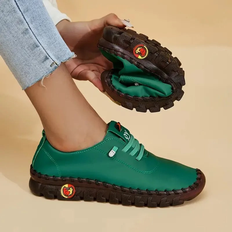 light and comfortable leather shoes for women