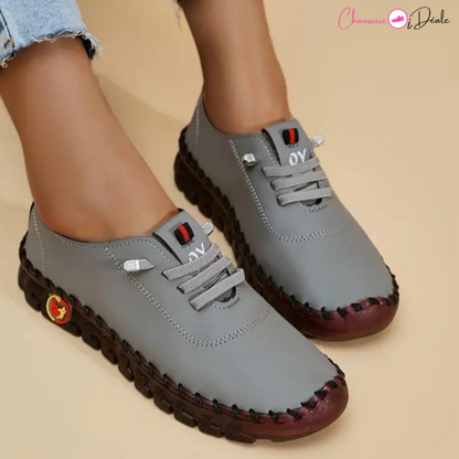 light and comfortable leather shoes for women