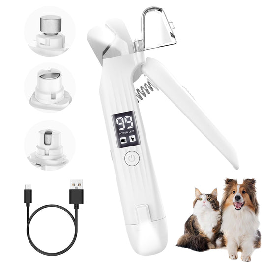 ✨ 2025 Edition: The Ultimate 2-in-1 Rechargeable Pet Nail Grinder & Clipper! 🐾