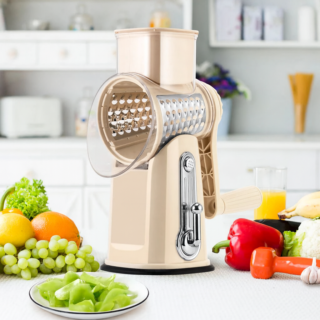 5-in-1 Rotary Vegetable & Cheese Grater