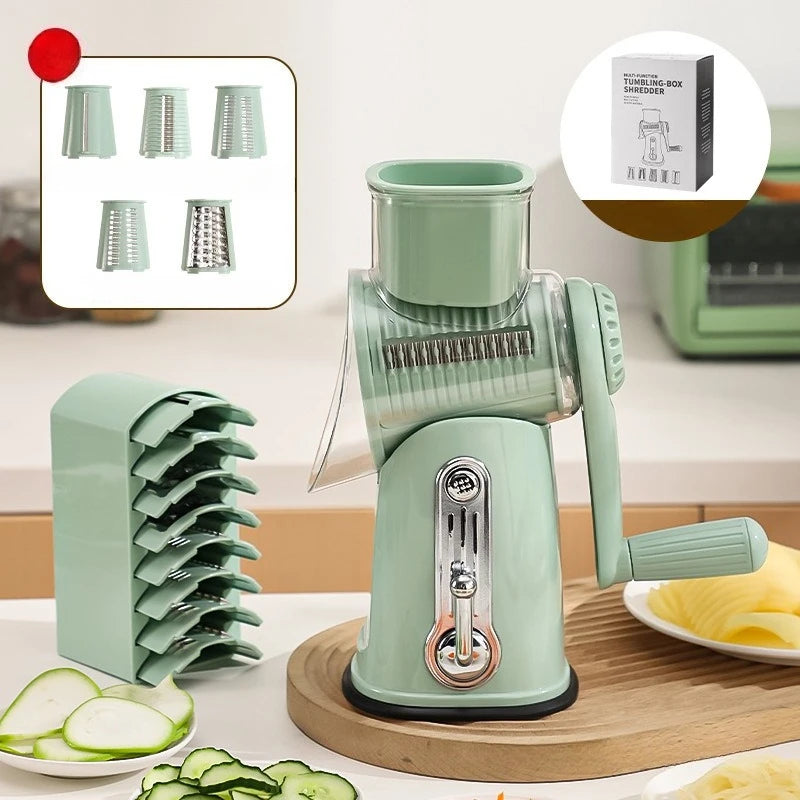 5-in-1 Rotary Vegetable & Cheese Grater