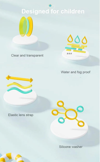 Kids' Clear Vision Swim Goggles