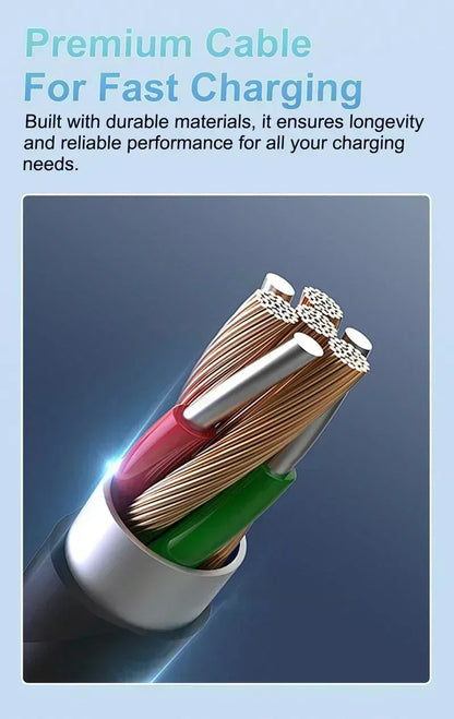 Câble de charge rapide PowerPulse avec voyant lumineux