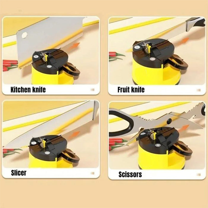 Mini Knife Sharpener with Suction