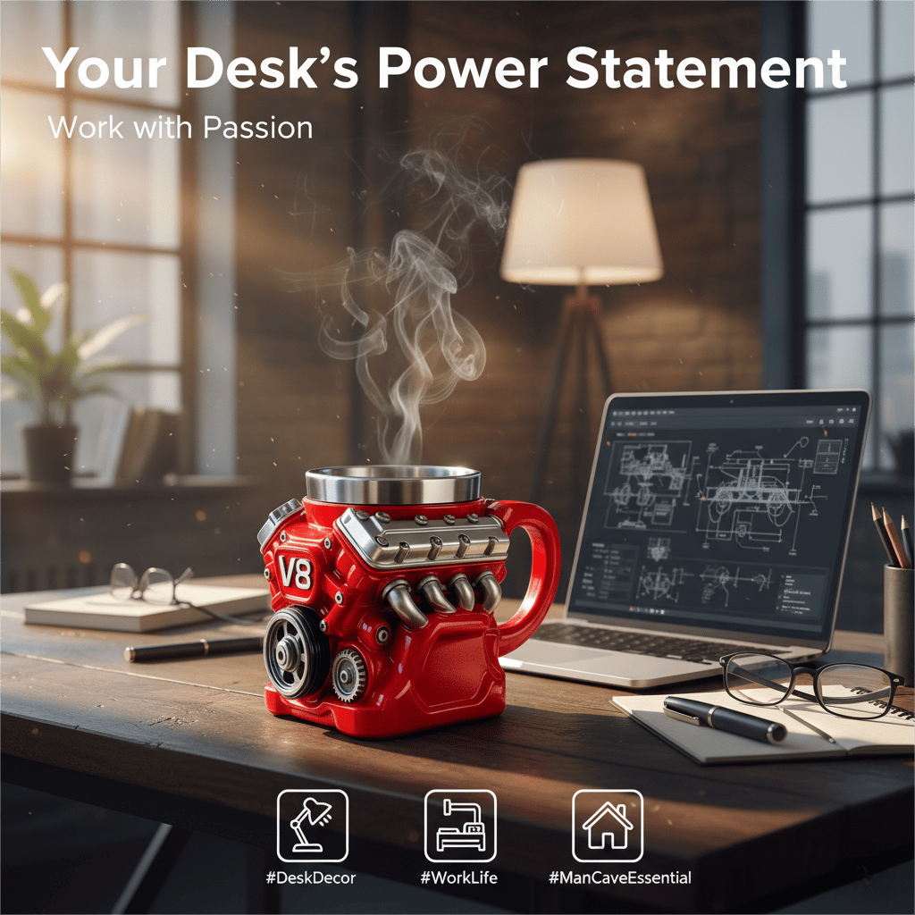 V8 Engine Coffee Mug