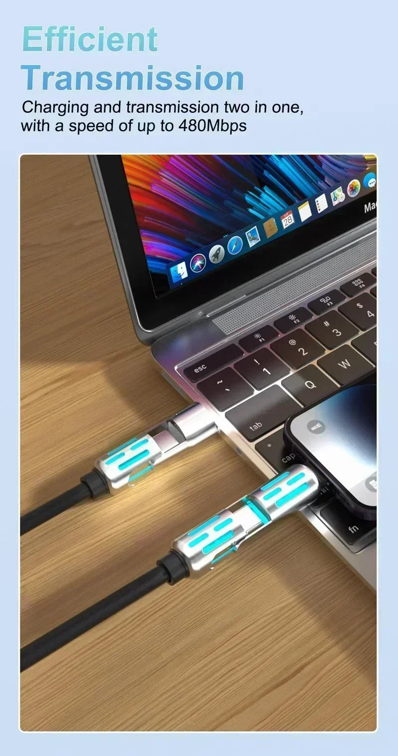 Câble de charge rapide PowerPulse avec voyant lumineux