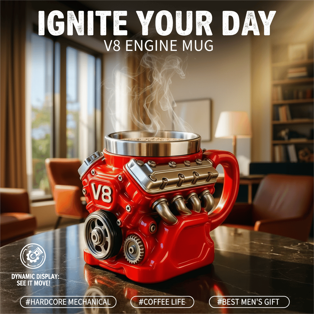 V8 Engine Coffee Mug