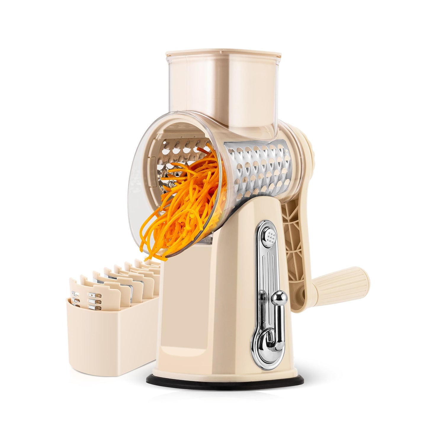 5-in-1 Rotary Vegetable & Cheese Grater