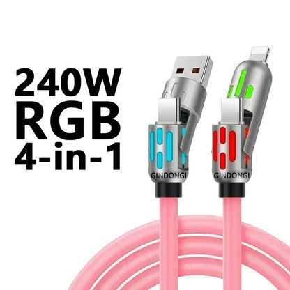 Câble de charge rapide PowerPulse avec voyant lumineux